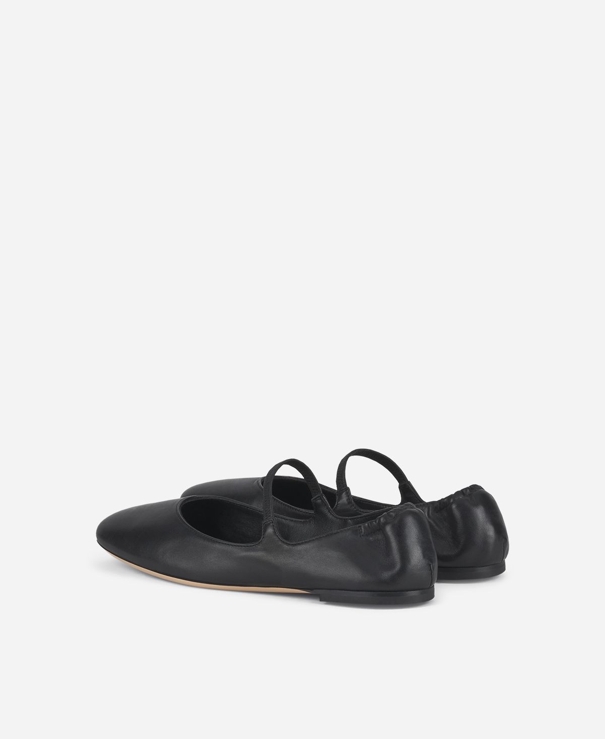 Agl Ballerina in pelle Nero Iris Affare Del Giorno