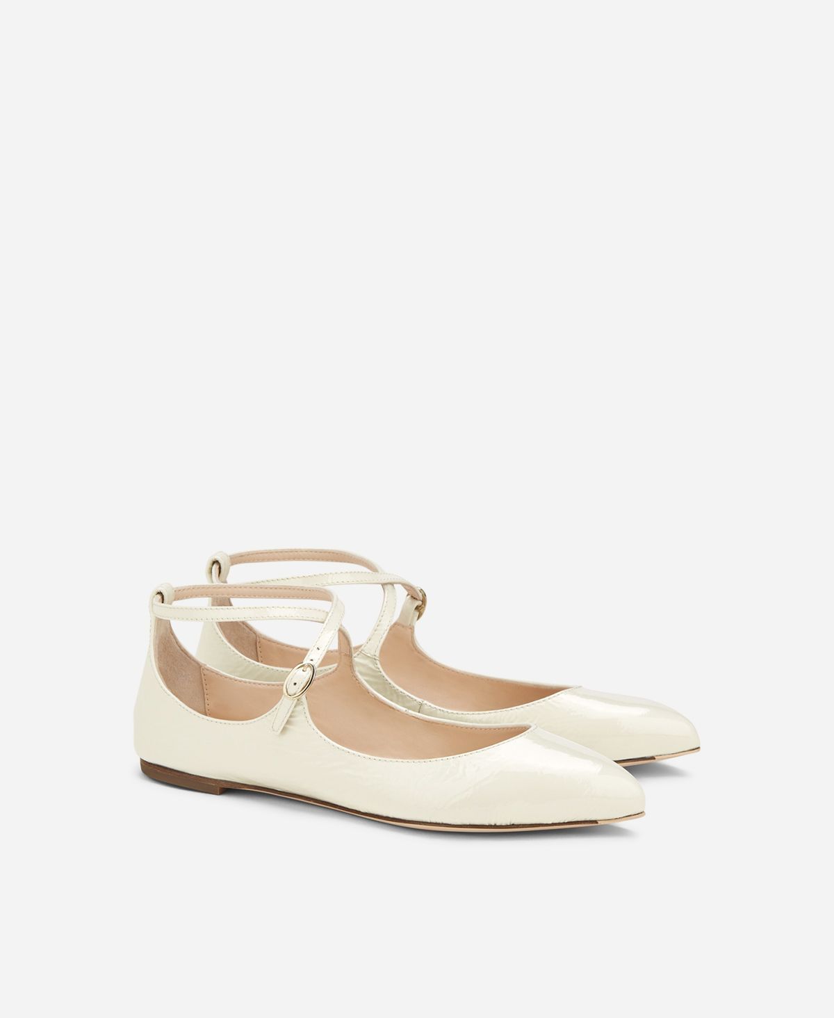 Agl Ballerina in pelle Crema Softy Ballet Sottocosto