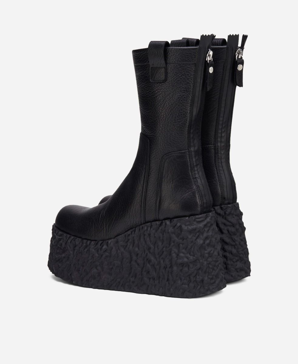 Agl Stivaletto in pelle Nero LAVA BOOTIE Presa