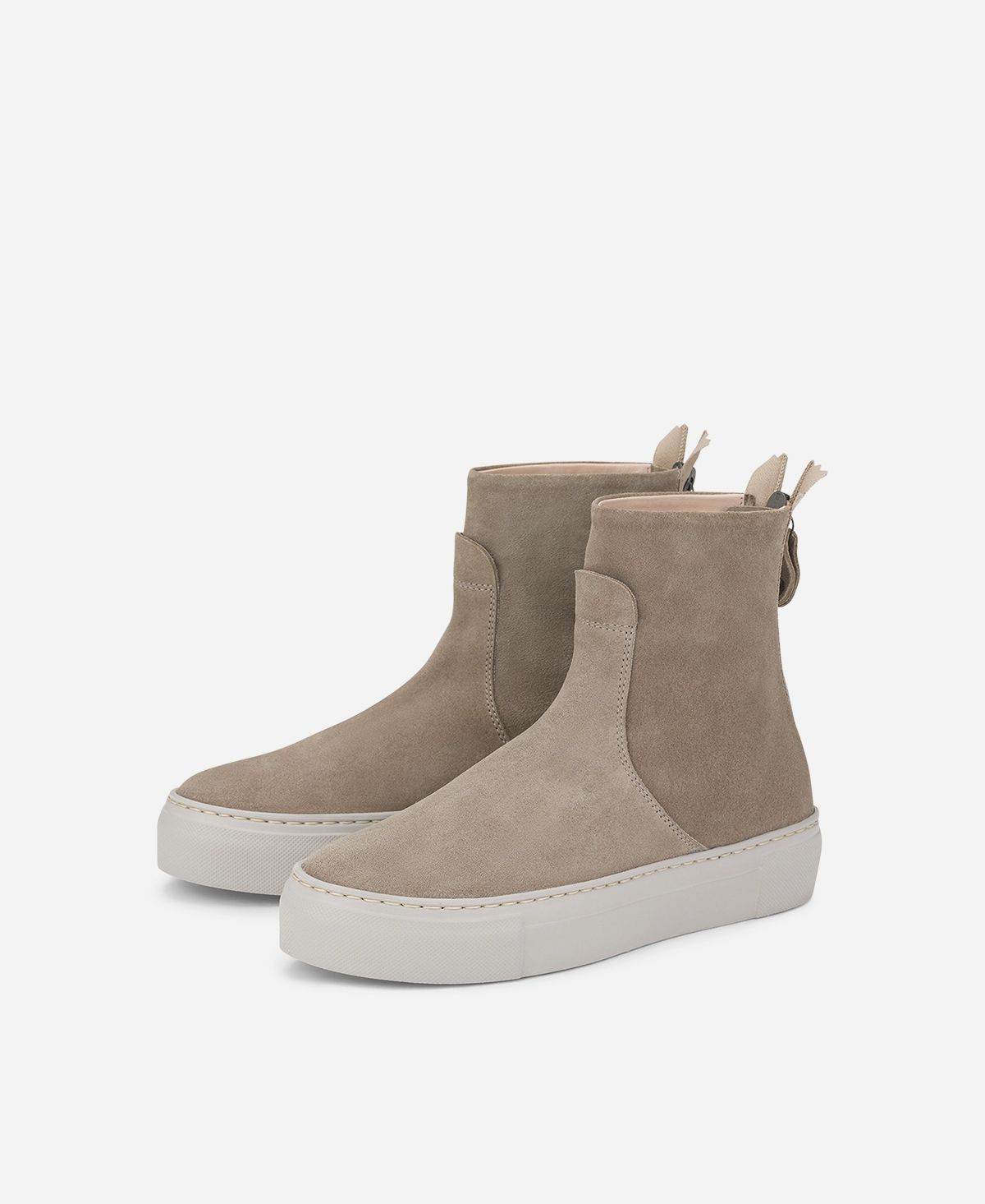 Agl Stivaletto sneaker in velour Tortora MEGHAN BOOTIE Online
