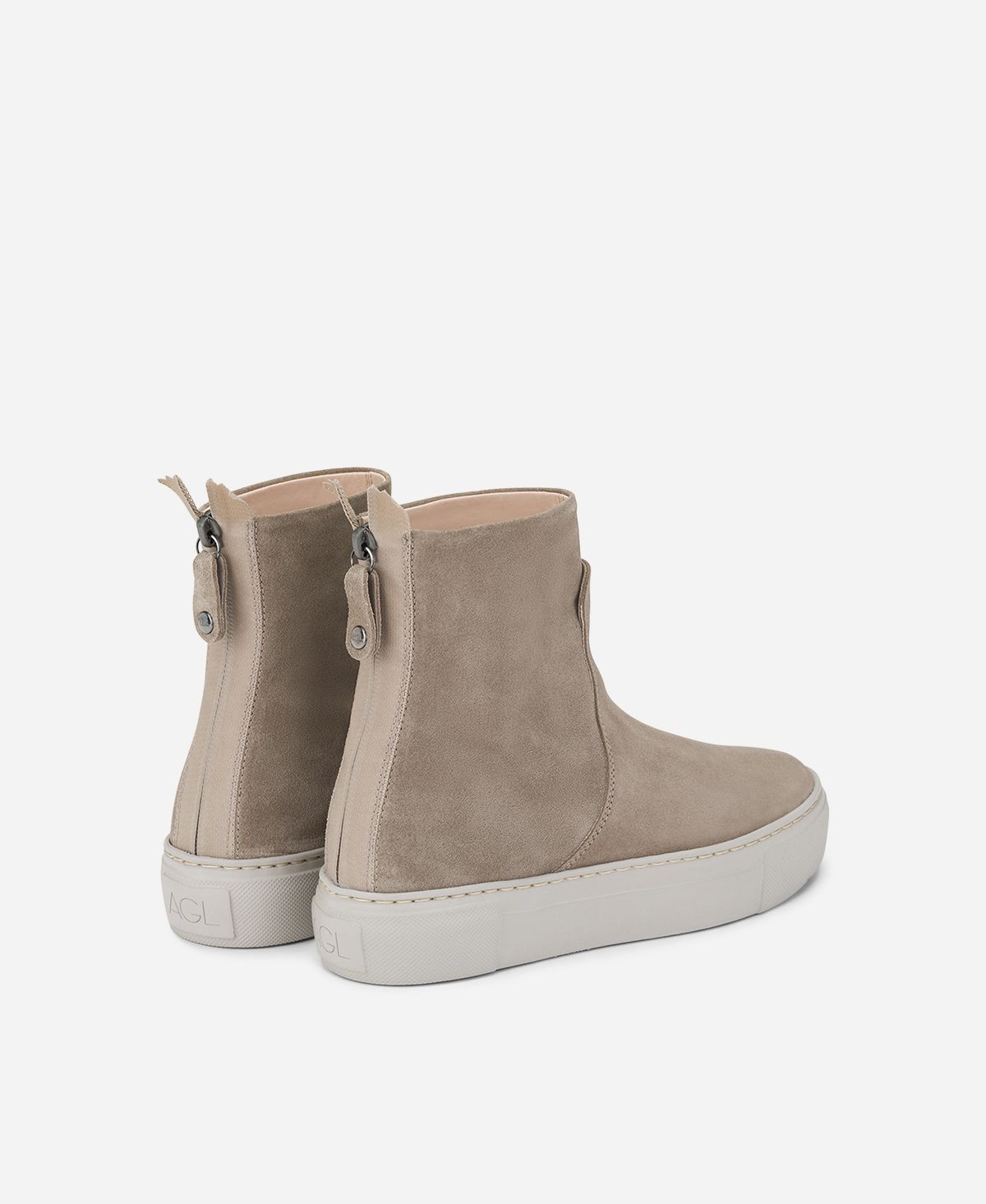 Agl Stivaletto sneaker in velour Tortora MEGHAN BOOTIE Online