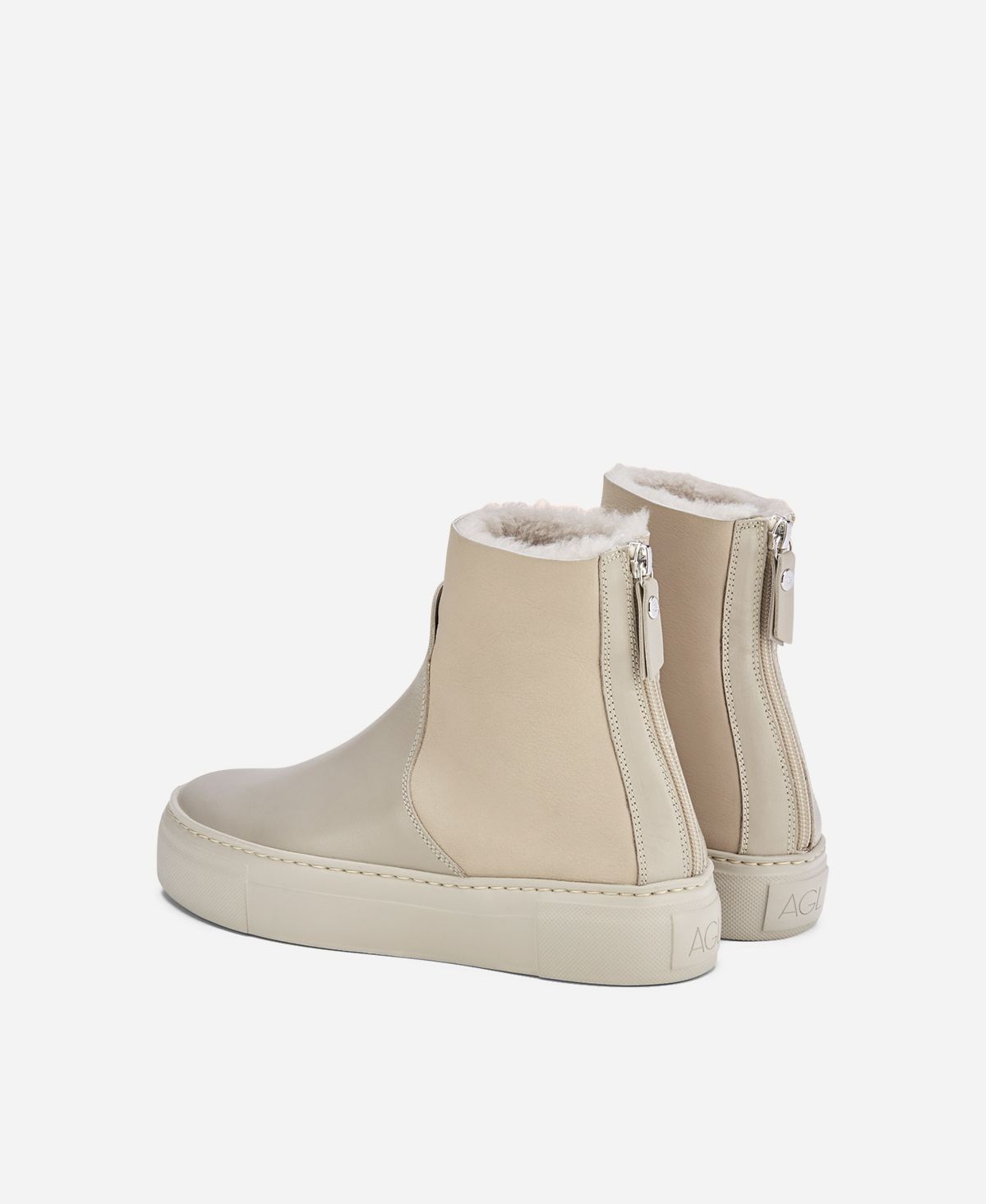 Agl Sneaker con shearling Crema MEGHAN WARM Offerte