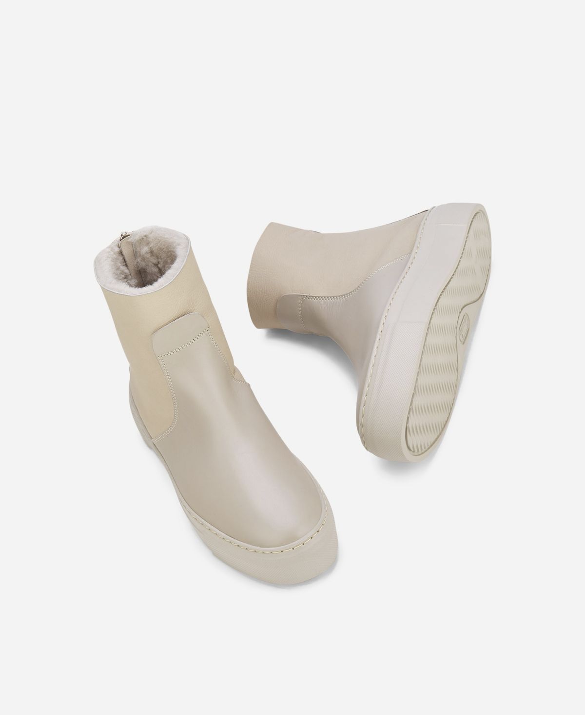 Agl Sneaker con shearling Crema MEGHAN WARM Offerte
