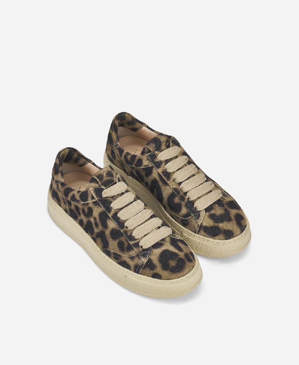 Agl Sneaker animalier Stampa leopard Giuly Lace up In Saldo