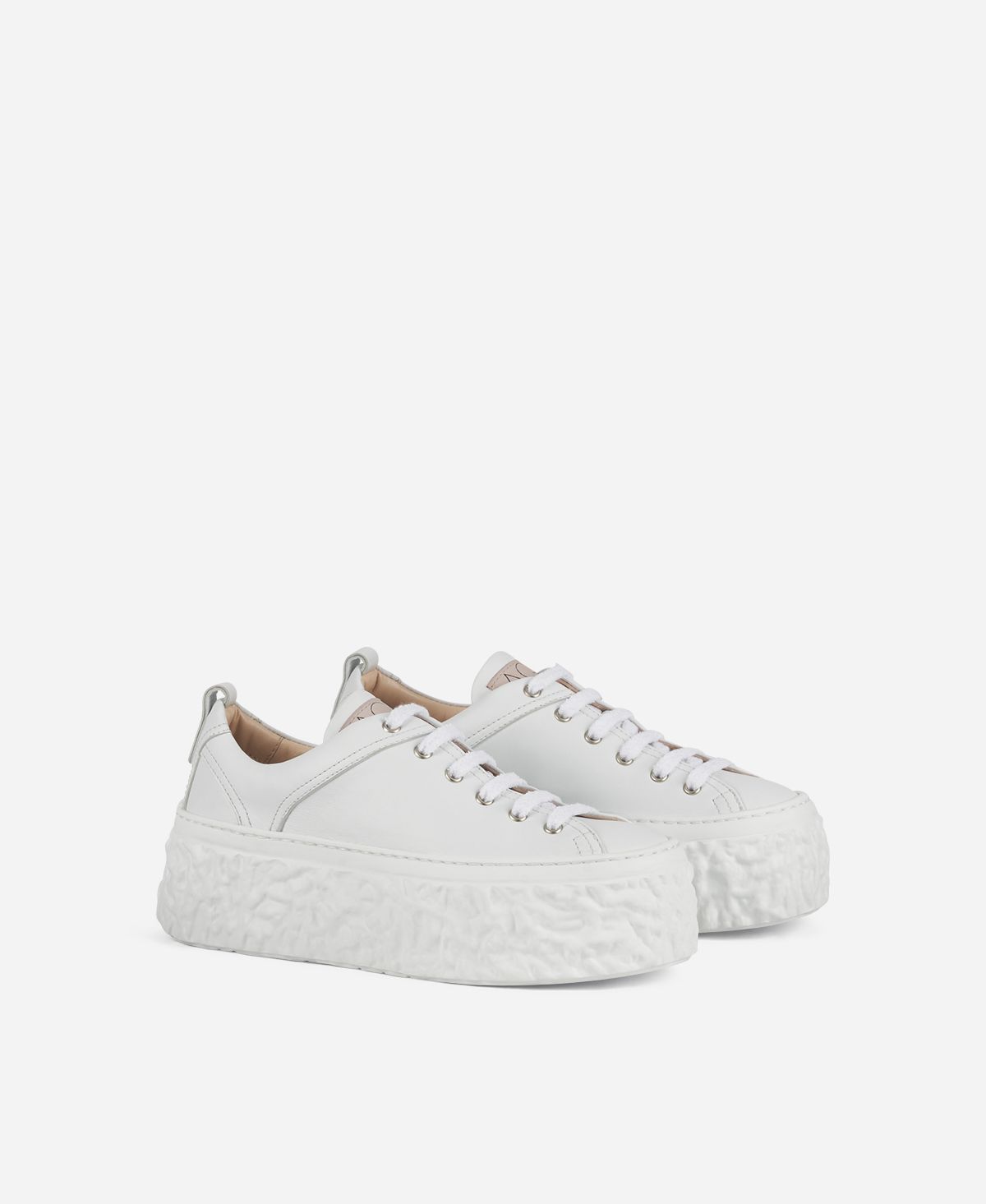 Agl Sneaker con platform Bianco Magma Italia
