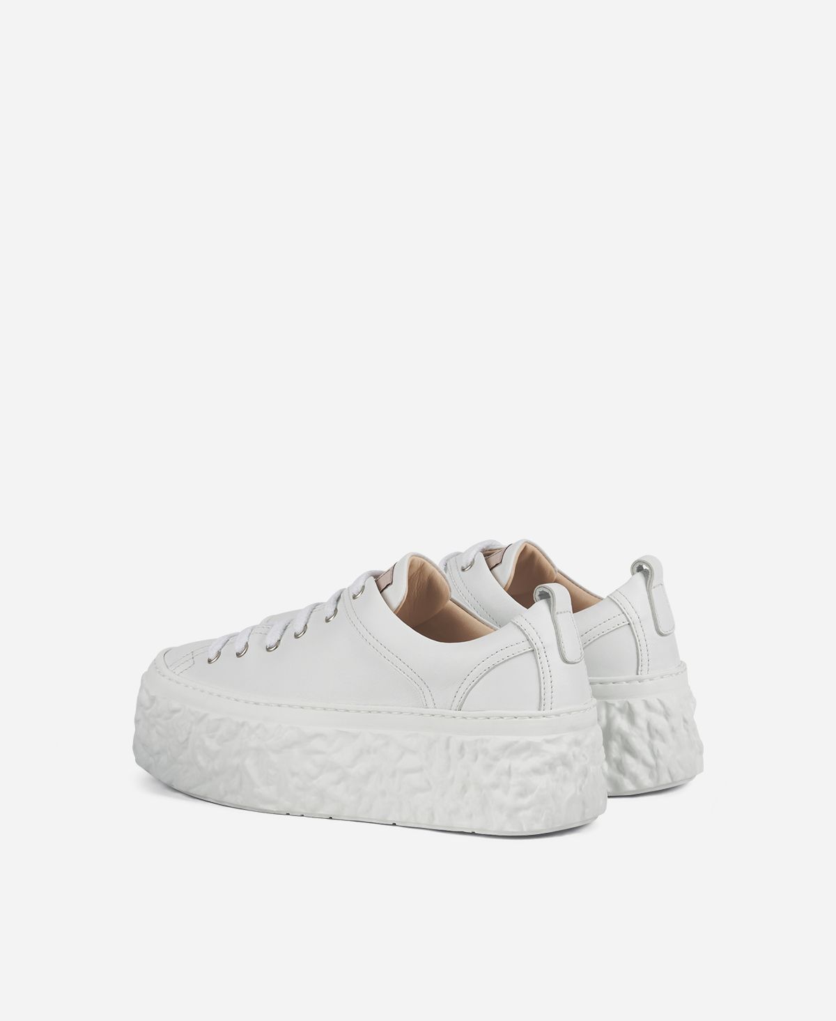 Agl Sneaker con platform Bianco Magma Italia