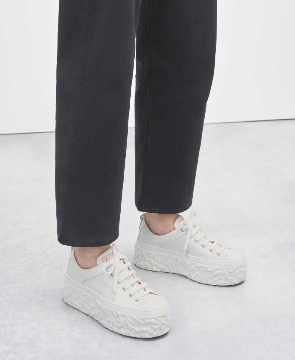 Agl Sneaker con platform Bianco Magma Italia