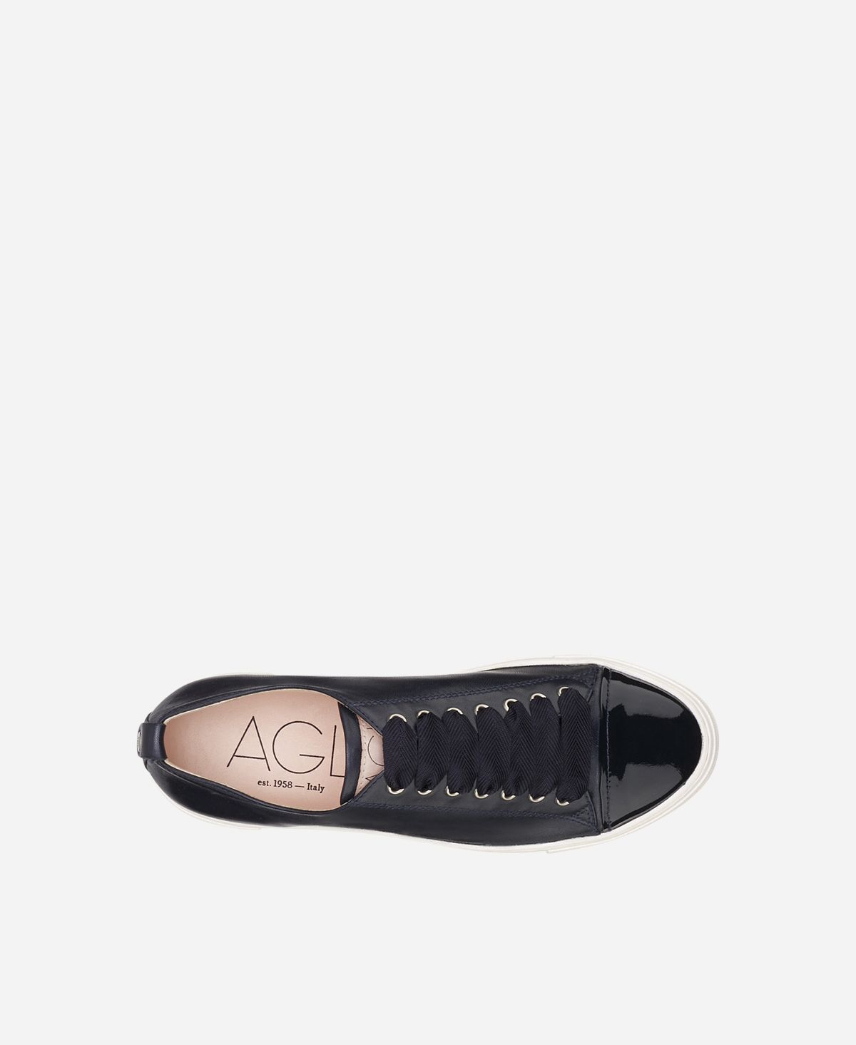 Agl Sneaker con puntina Blu Mollie Qualità
