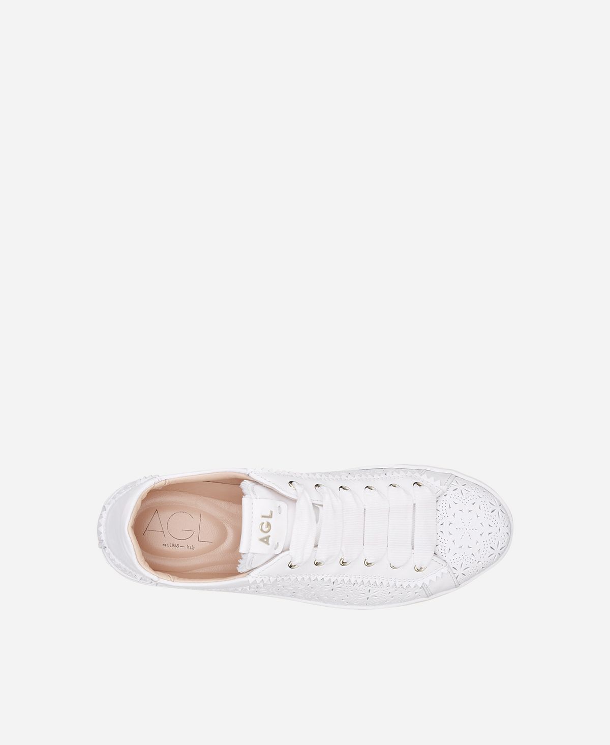 Agl Sneaker perforata Bianco Sade Spring Pezzi Unici
