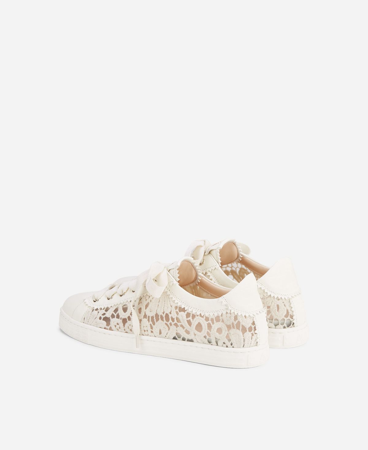 Agl Sneaker in pizzo Bianco Sade Fabric Negozi Online