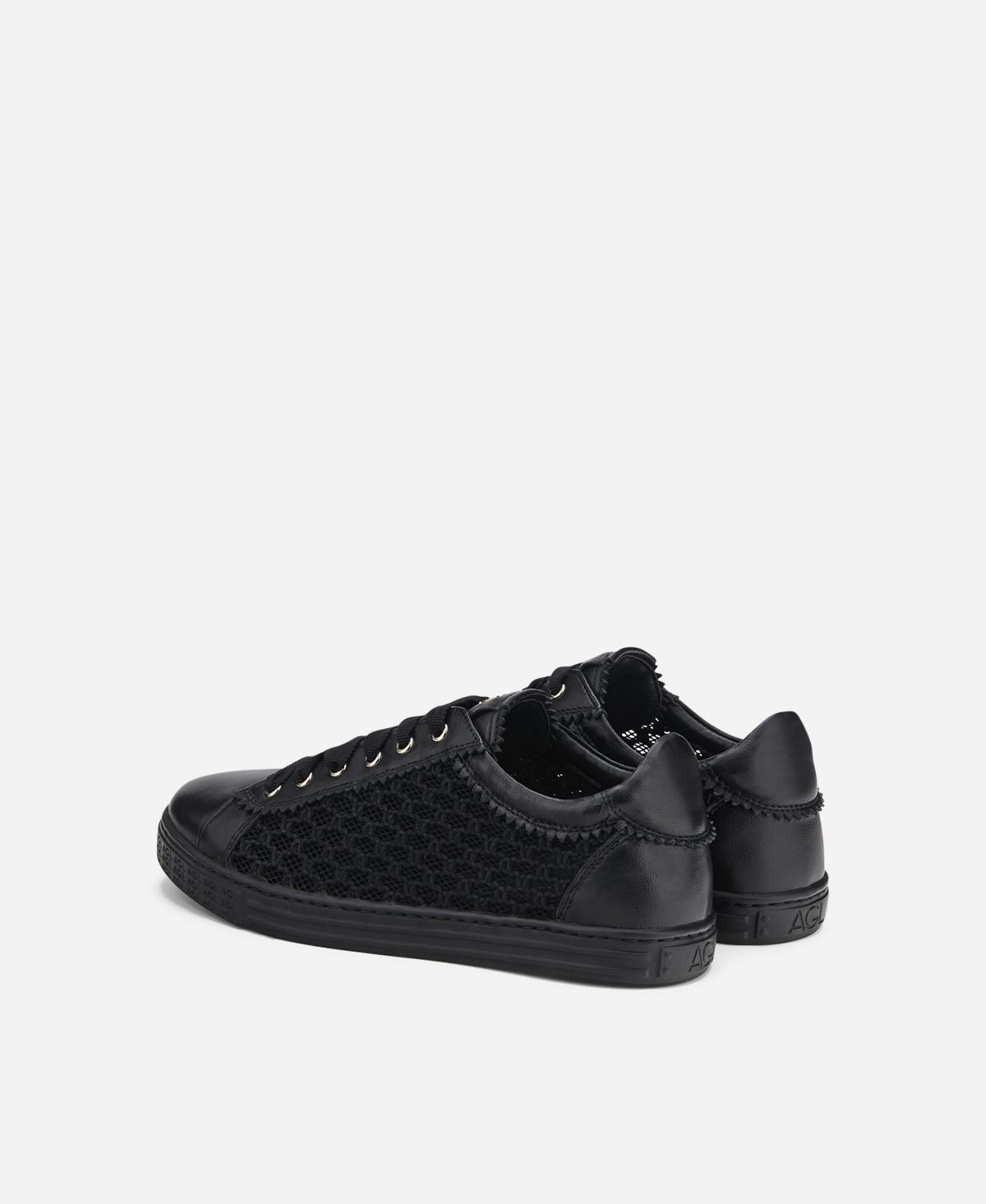 Agl Sneaker con trama Nero Sade Plots Shopping Online