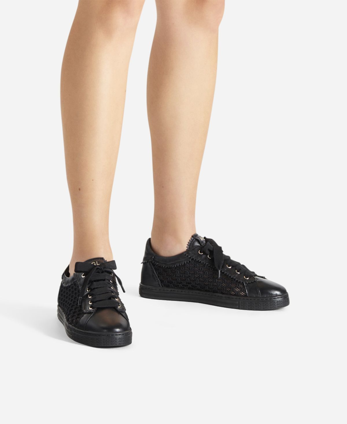 Agl Sneaker con trama Nero Sade Plots Shopping Online
