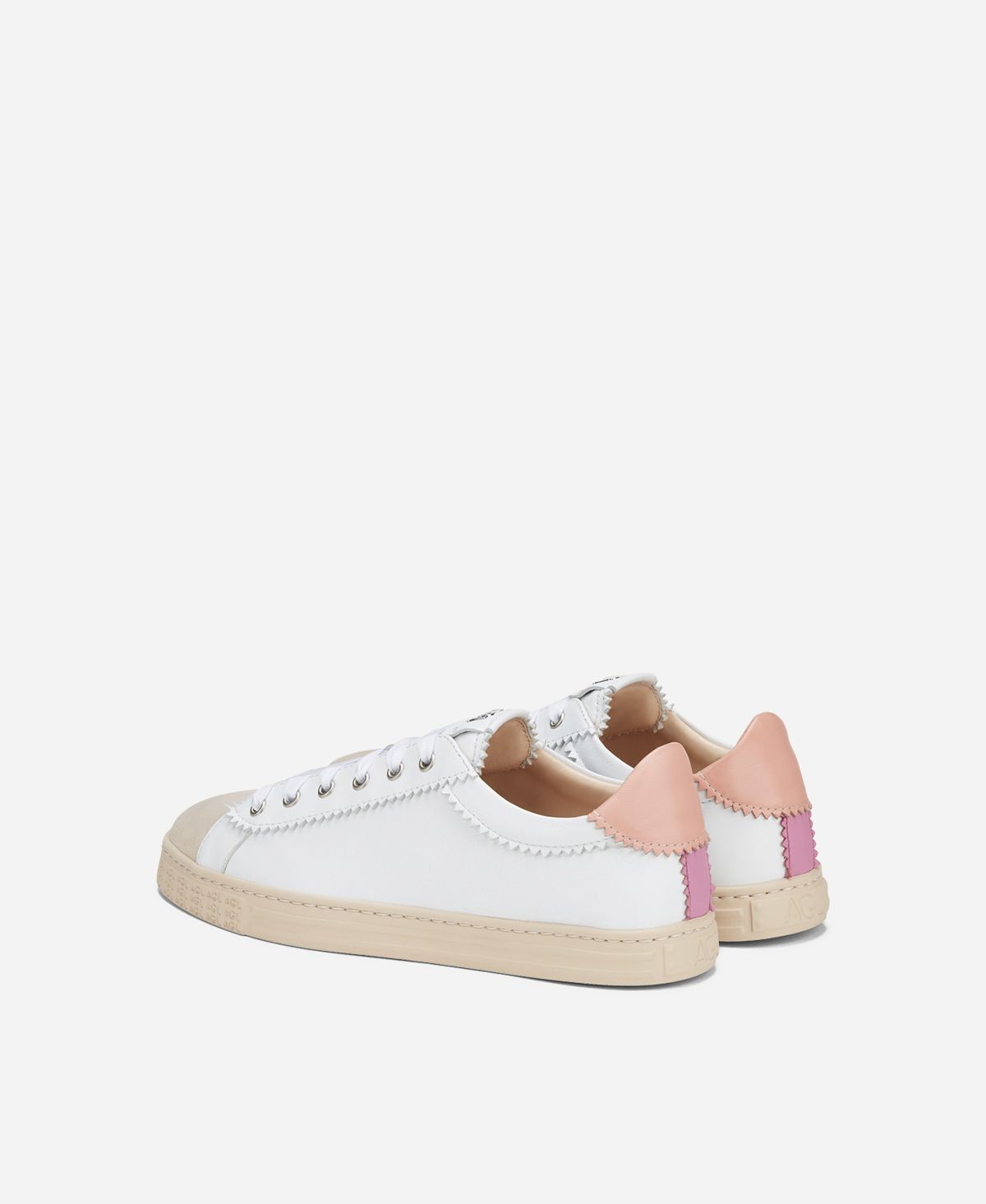 Agl Sneaker in pelle Rosa Sade Prezzo Ridotto