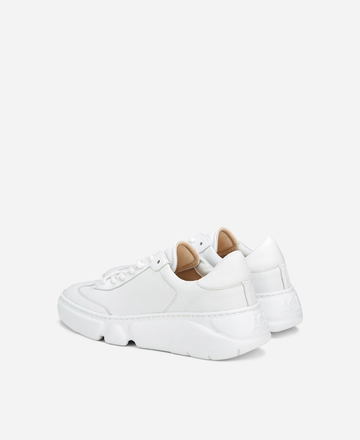 Agl Sneaker in pelle Bianco Emilie Pure Novità