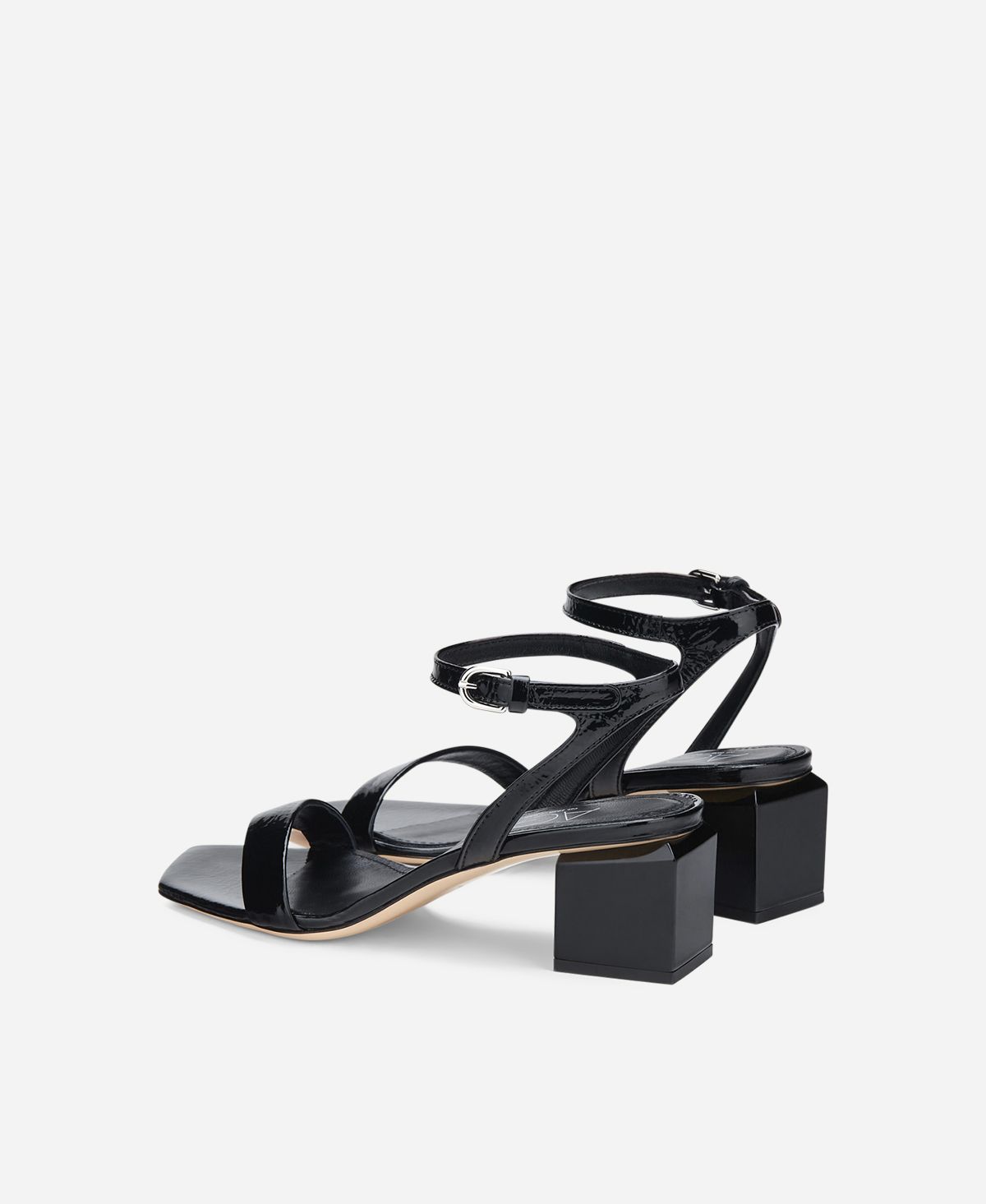 Agl Sandalo con tacco cubico Nero Angie Offerta