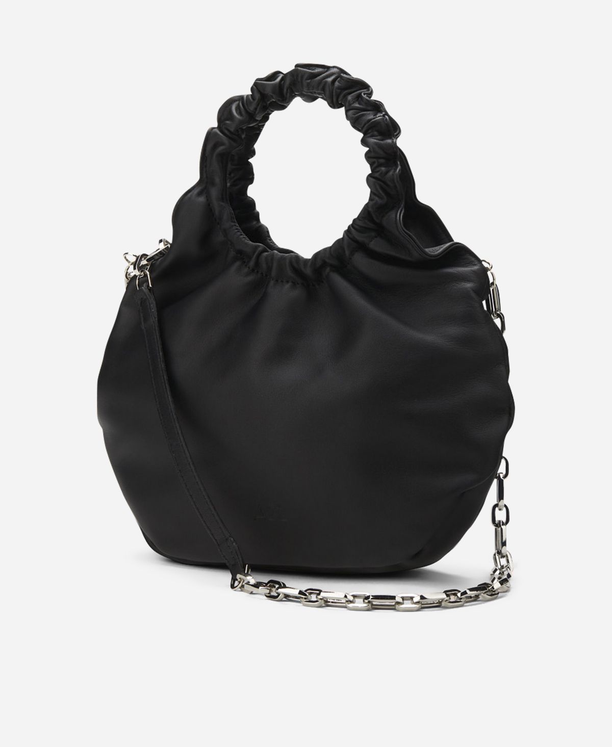 Agl Mini borsa in pelle Nero Mini Gretty Saldi Di Fabbrica