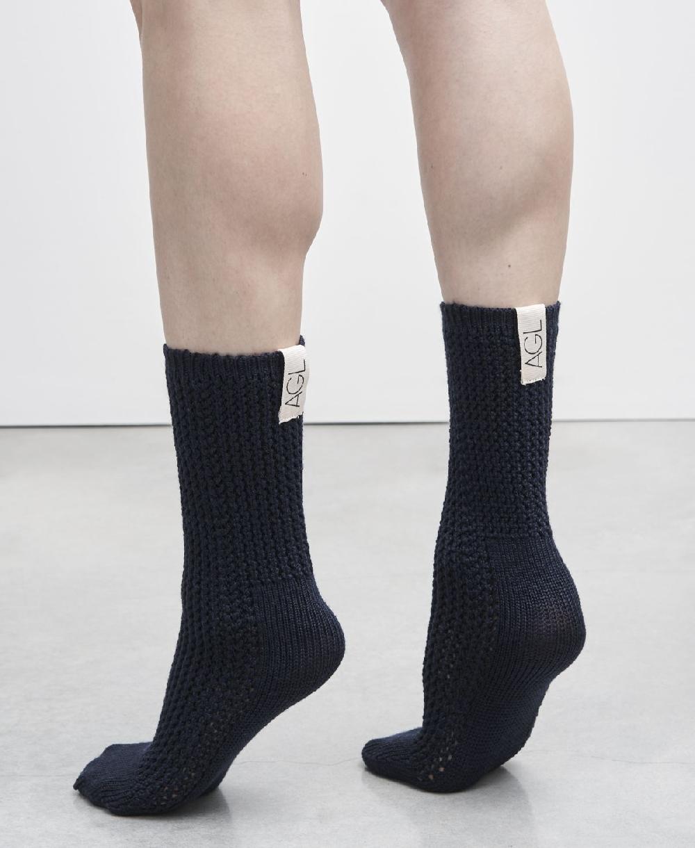 Agl Calze di lana Blu SOCK In Linea