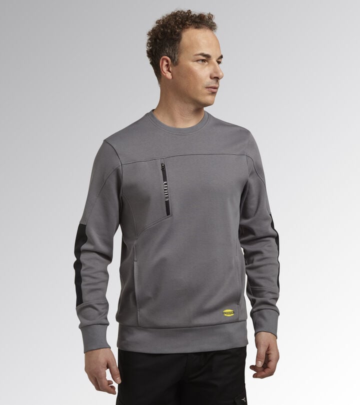 Utility Diadora SWEATSHIRT CREW LITEWORK Felpa da lavoro Nuova