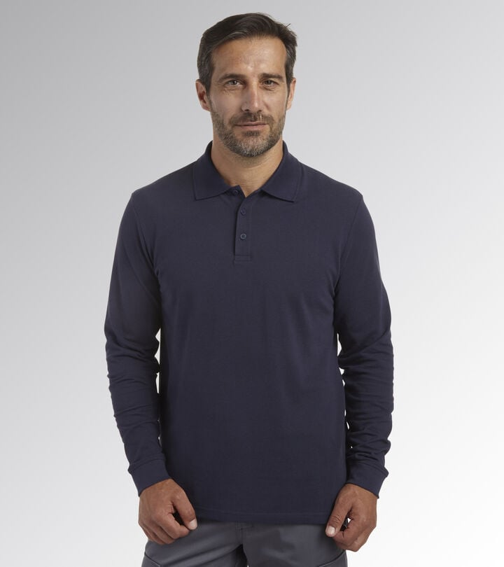 Utility Diadora POLO ML ATLANTIS ORGANIC Polo manica lunga da lavoro Qualità