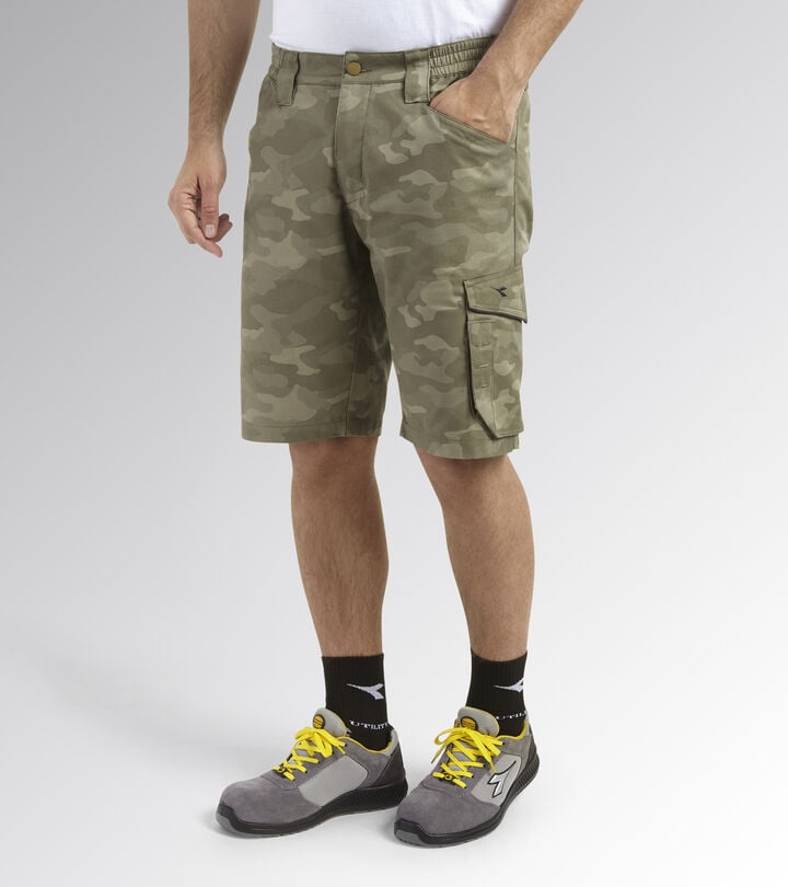 Utility Diadora BERMUDA POLY CAMO Bermuda da lavoro Consegna Veloce