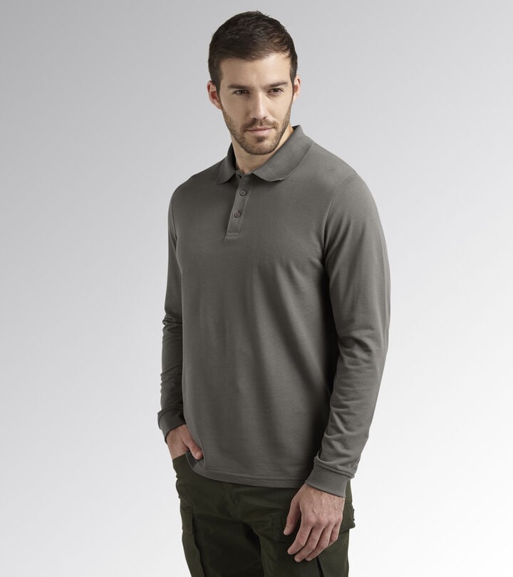 Utility Diadora POLO ML ATLANTIS ORGANIC Polo manica lunga da lavoro Sconto