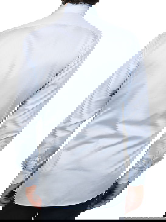 ﻿Xacus Camicia Xacus Tessuto Thomas Mason Celeste Vendita Calda