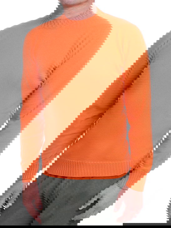 Magazzino Ricambi Felpa Magazzino Ricambi Cashmere Infeltrito Arancione Negozio