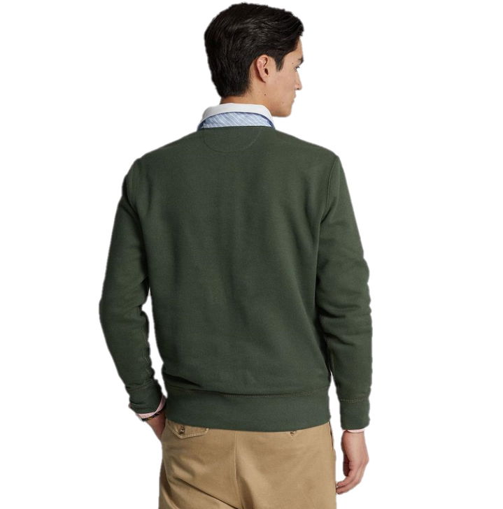 Polo Ralph Lauren Felpa Polo Ralph Lauren Rugby Verde Nuova