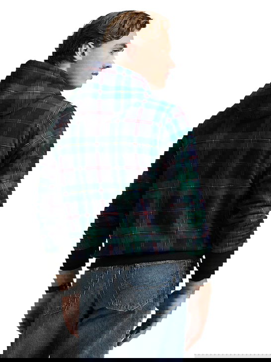 Polo Ralph Lauren Felpa Polo Ralph Lauren Plaid Pile Verde Italy