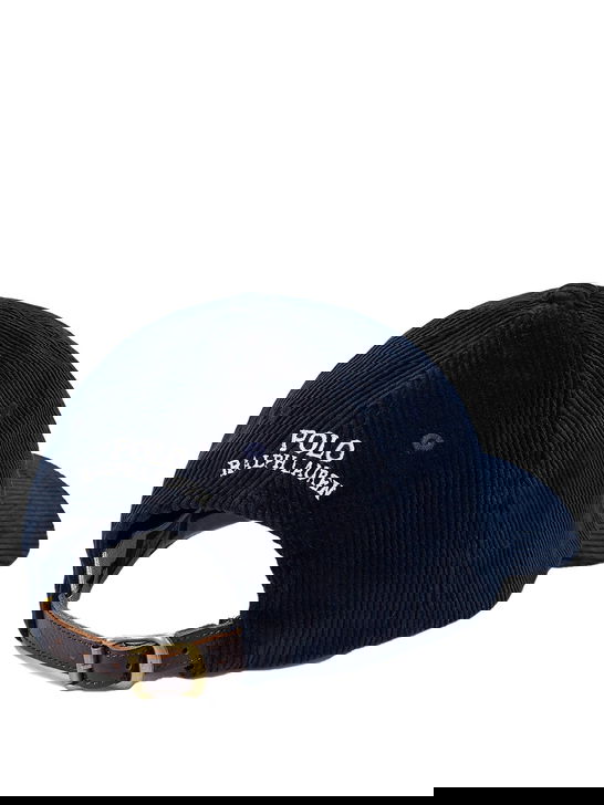 Polo Ralph Lauren Cappello Polo Ralph Lauren Velluto Blu Italia