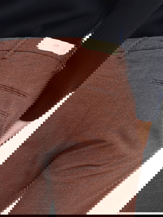 Briglia 1949 Pantaloni Briglia 1949 Stampato Bordeaux Sconto