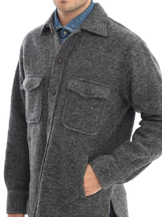 Tintoria Mattei Overshirt Tintoria Mattei Grigio Italy