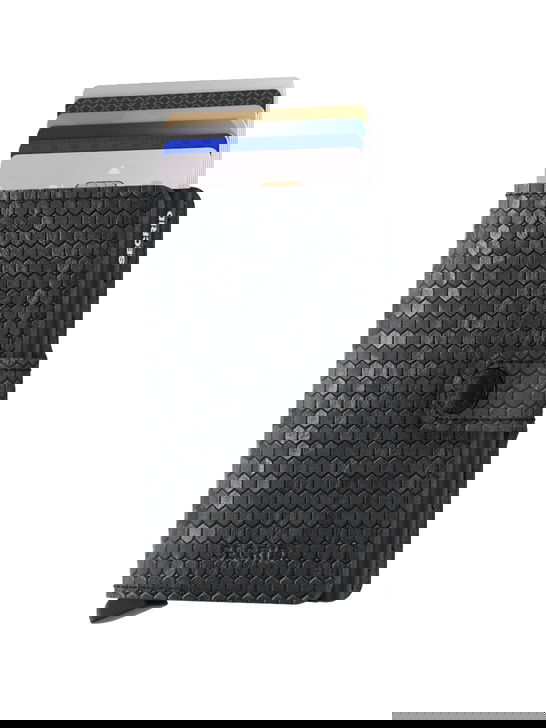 Secrid Portafoglio Secrid Hexagon Nero In Vendita