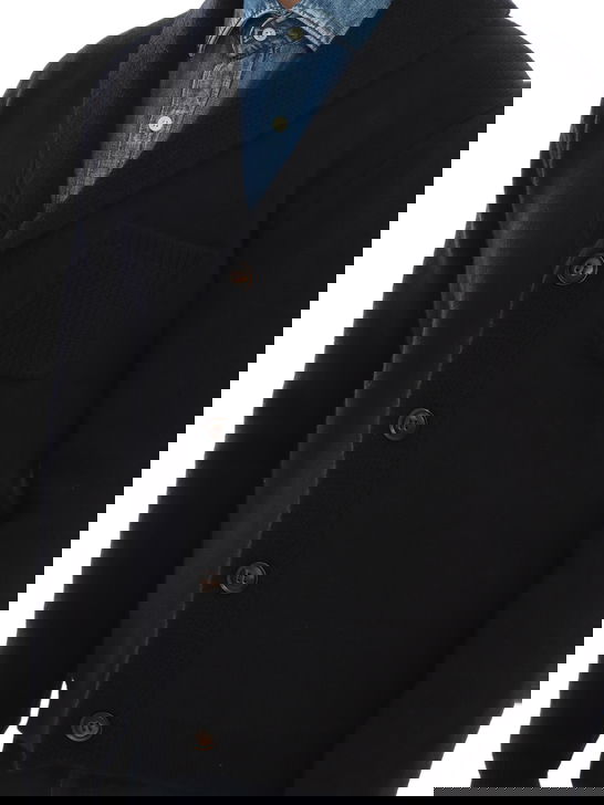 Rakki Cardigan Rakkì Sciallato Nero Novità