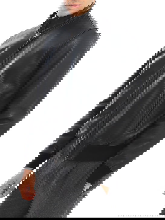 Proleather Giubbino Proleather Pelle Nero Negozio