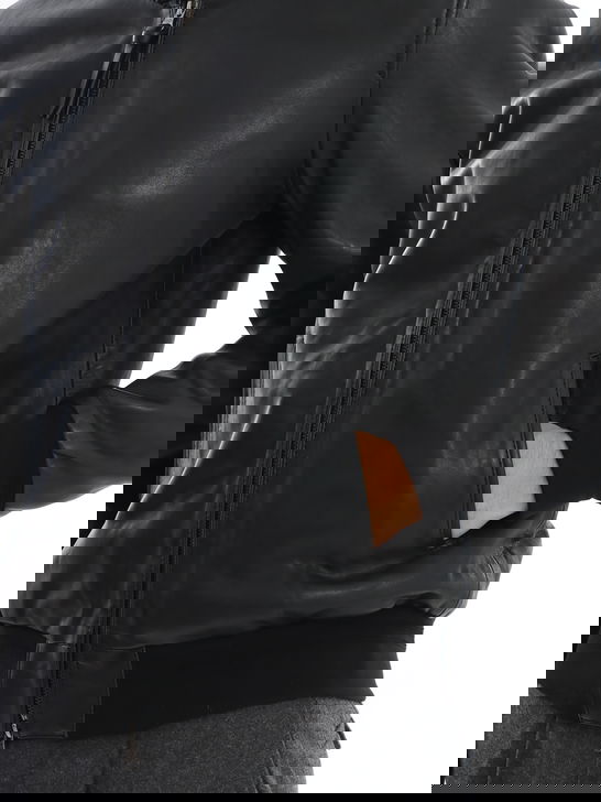 Proleather Giubbino Proleather Pelle Nero Negozio
