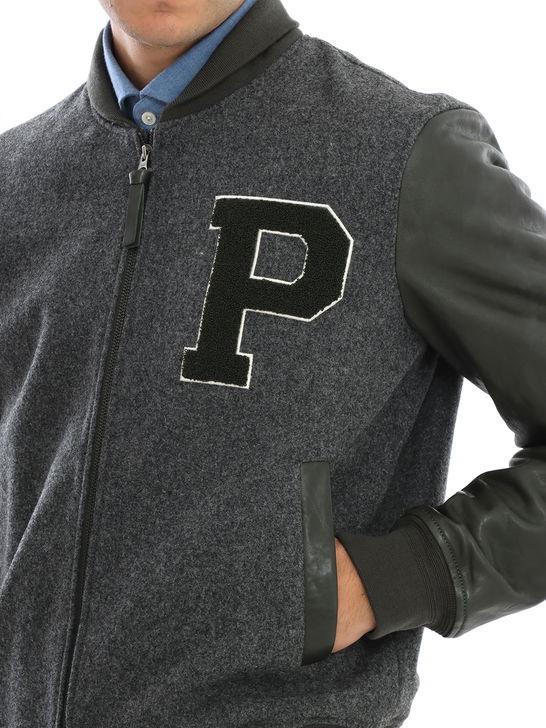 Proleather Giubbino Proleather College Grigio Moda