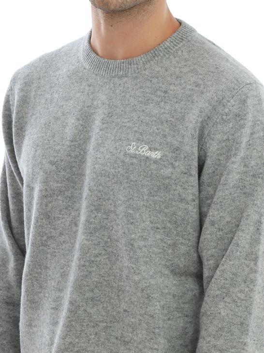 Mc2 Saint Barth Maglia MC2 Saint Barth Grigio Saldi