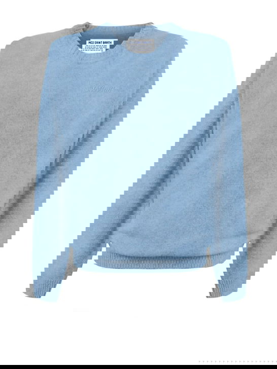 Mc2 Saint Barth Maglia MC2 Saint Barth Azzurro Saldi Di Fabbrica