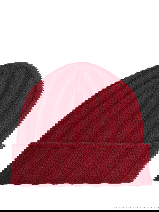 Barna Cashmere Cappello Barna Cashmere Bordeaux Nuova