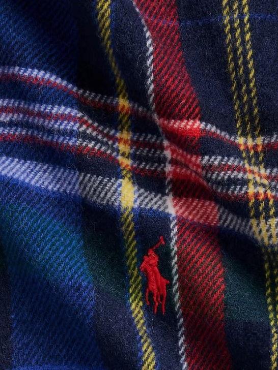 Polo Ralph Lauren Sciarpa Polo Ralph Lauren Scozzese Blu Moda