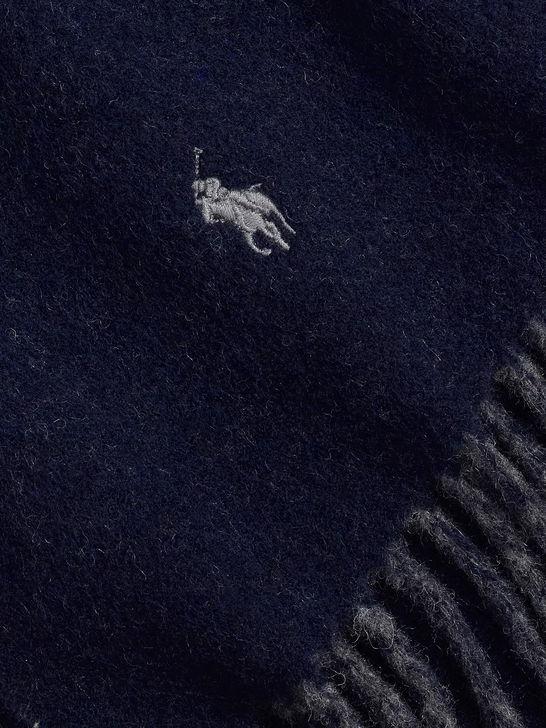 Polo Ralph Lauren Sciarpa Polo Ralph Lauren Double-Face Blu Italy