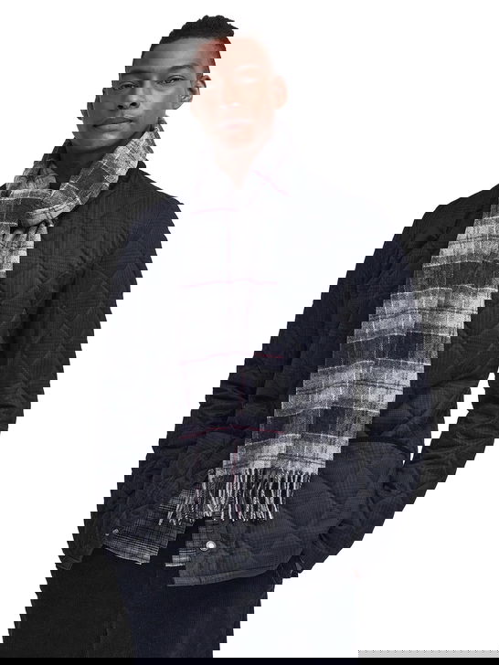 Barbour Sciarpa Barbour Tartan Grigio 2025