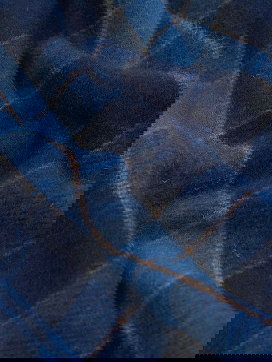 Barbour Sciarpa Barbour Tartan Blu Nuovo