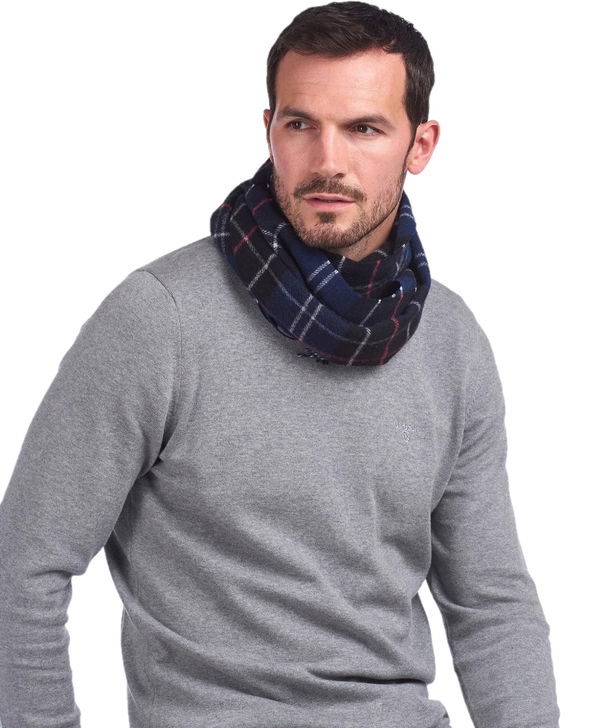Barbour Sciarpa Barbour Tartan Blu Qualità