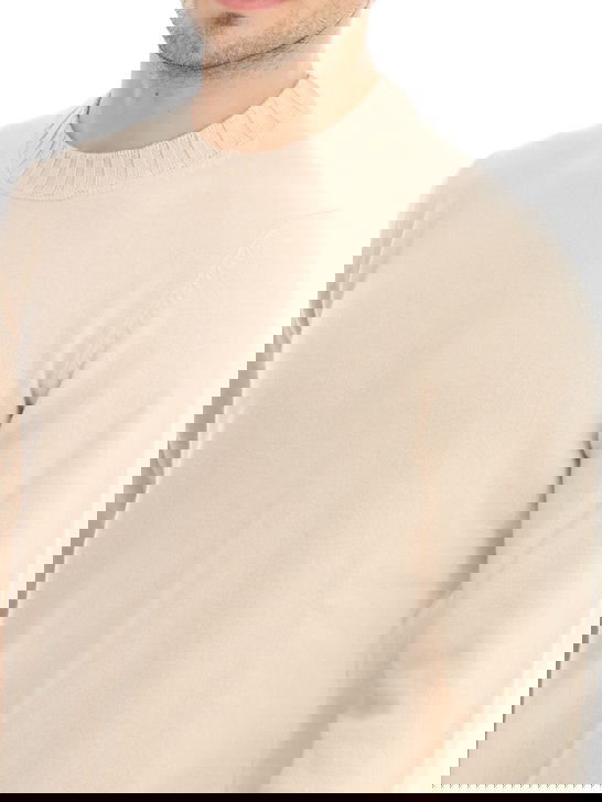 Magazzino Ricambi Maglia Magazzino Ricambi Cashmere Beige Qualità