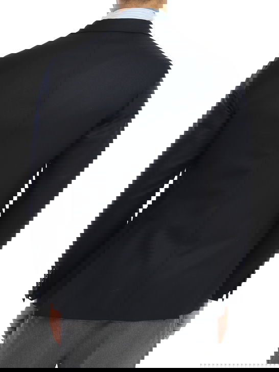 Boglioli Milano Giacca Boglioli Milano Wool Twill Blu Promozione Limitata