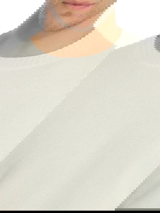 Magazzino Ricambi Maglia Magazzino Ricambi Mouliné Bianco Nuovo