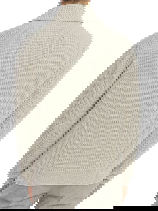Rakki Cardigan Rakkì Sciallato Bianco Consegna Veloce