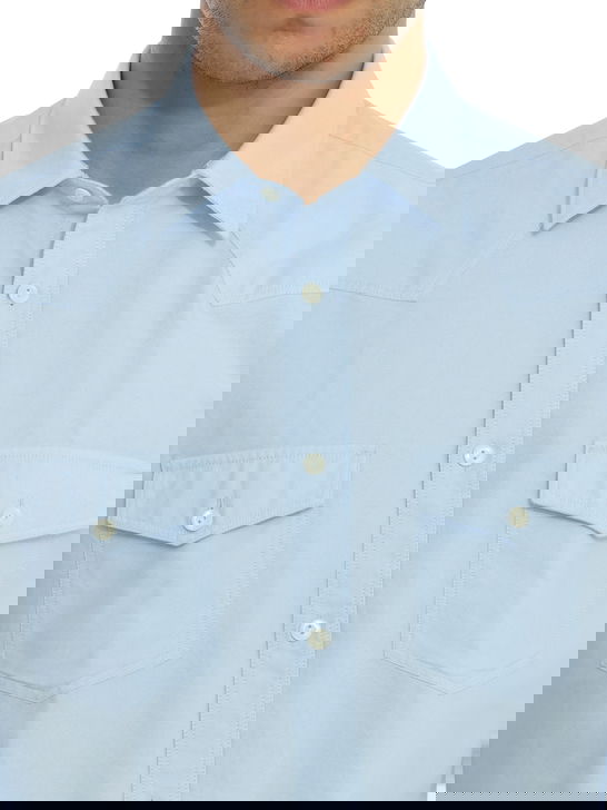 Tintoria Mattei Camicia Tintoria Mattei Oxford Azzurro Soddisfazione Garantita